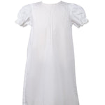 Classic Dot Gown - White w/ Ecru