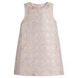 Classic Shift Dress- Rosewood Jacquard