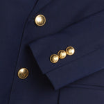 Classic Wool Blazer - Navy