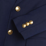 Classic Wool Blazer - Navy