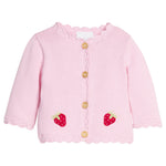 Crochet Cardigan - Strawberry
