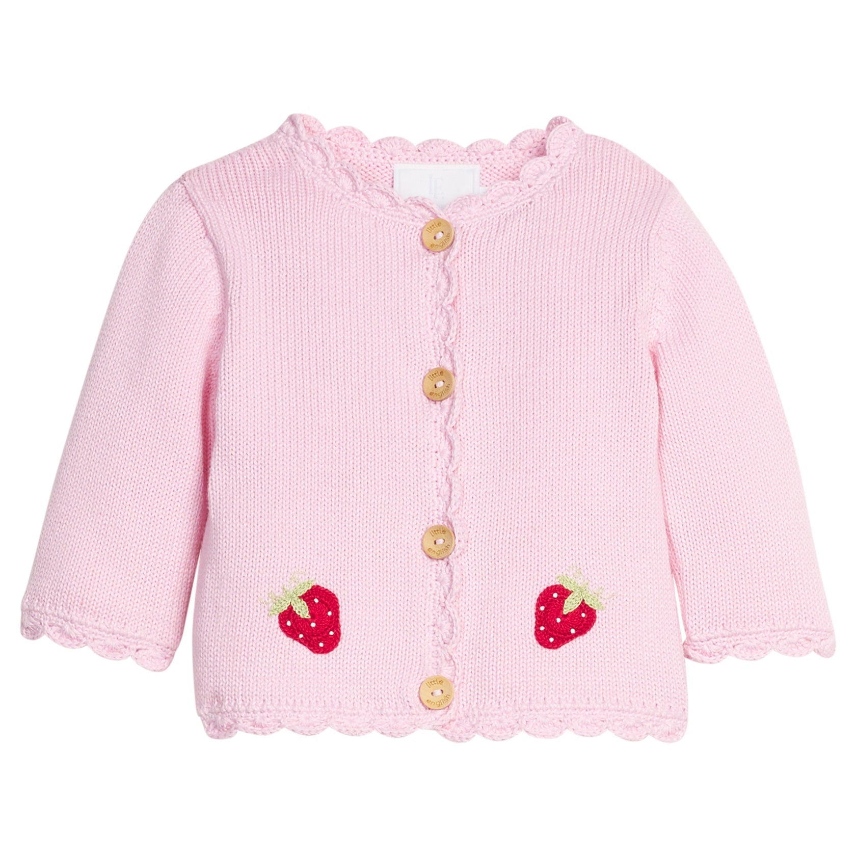 Crochet Cardigan - Strawberry