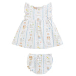 Sweet Sparkle Dress With Ruffles