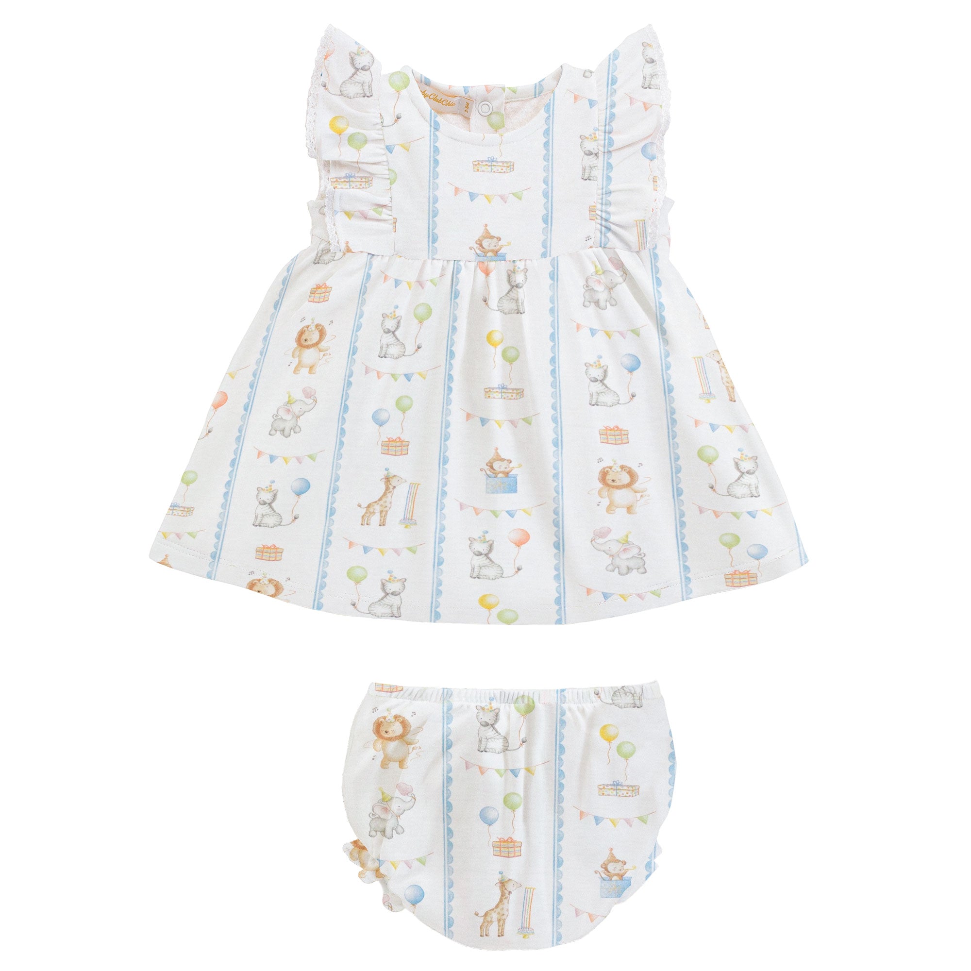 Sweet Sparkle Dress With Ruffles