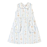 Sweet Sparkle Dress With Collar And Pockets