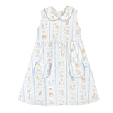 Sweet Sparkle Dress With Collar And Pockets