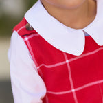 Peter Pan Shirt - Woven Long Sleeve Onesie