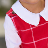 Peter Pan Shirt - Woven Long Sleeve Onesie