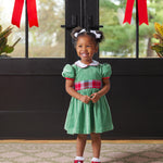 Cindy Lou Sash Dress-Velveteen