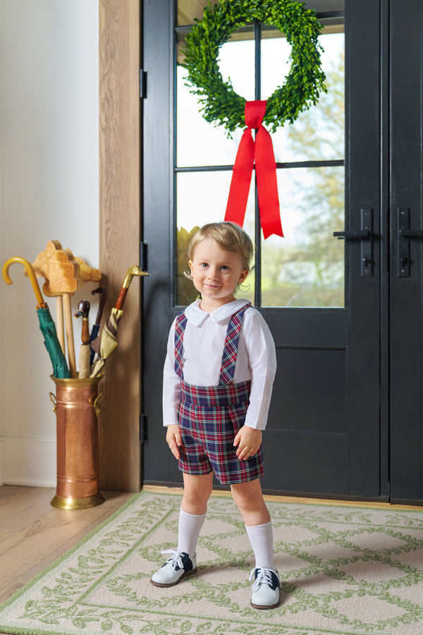 Peter Pan Shirt - Woven Long Sleeve Onesie