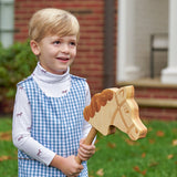 Lawson Longall - Barnsley Blue Gingham/Gray Bay Brown