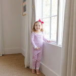 Ava Pajama Pant Set - Birthday Cake Pink.