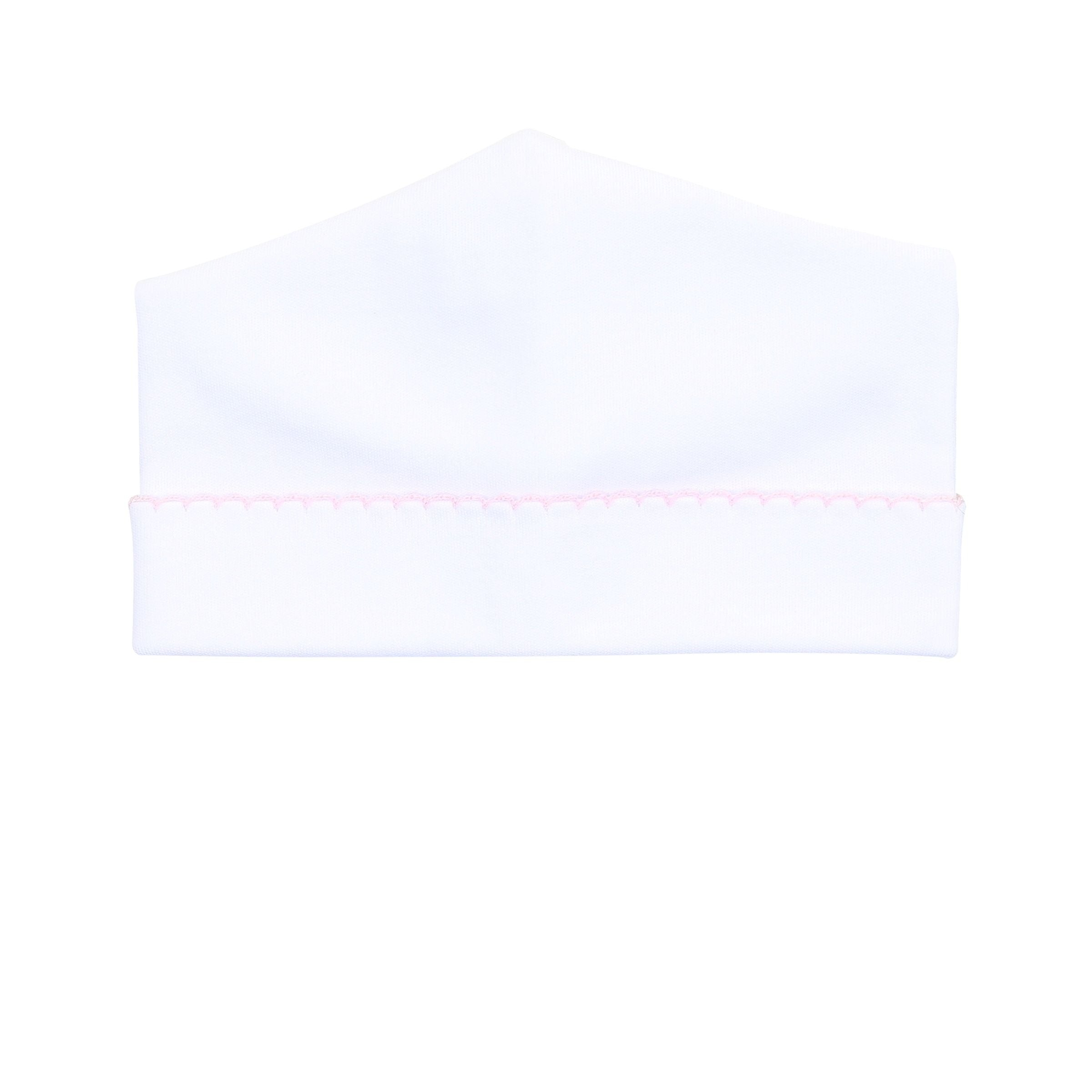 Essentials Hat - White with Pink
