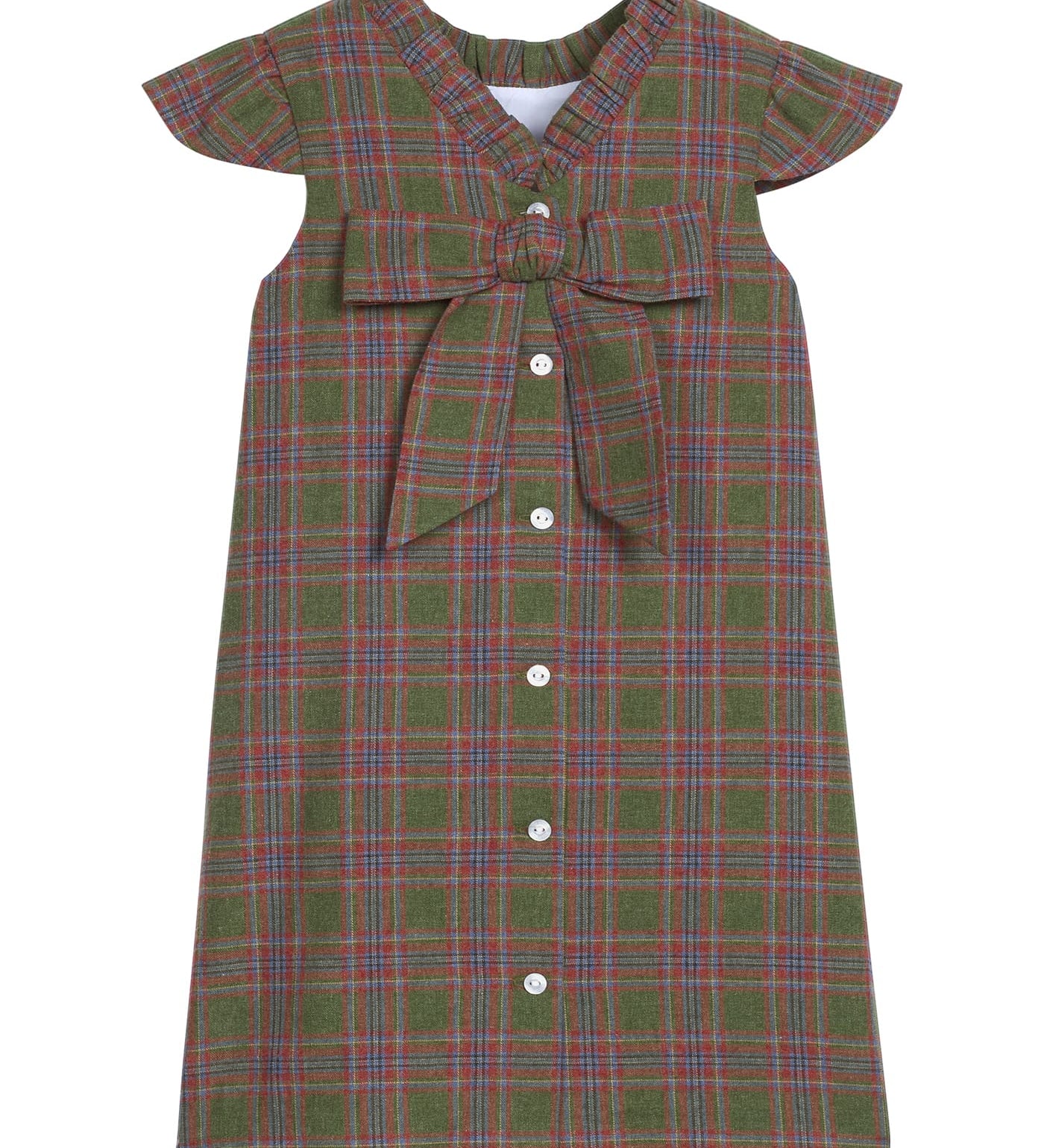 Little English Elizabeth Dress - Thornhill Plaid styled