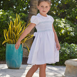 Smocked Emery Dress - Light Blue
