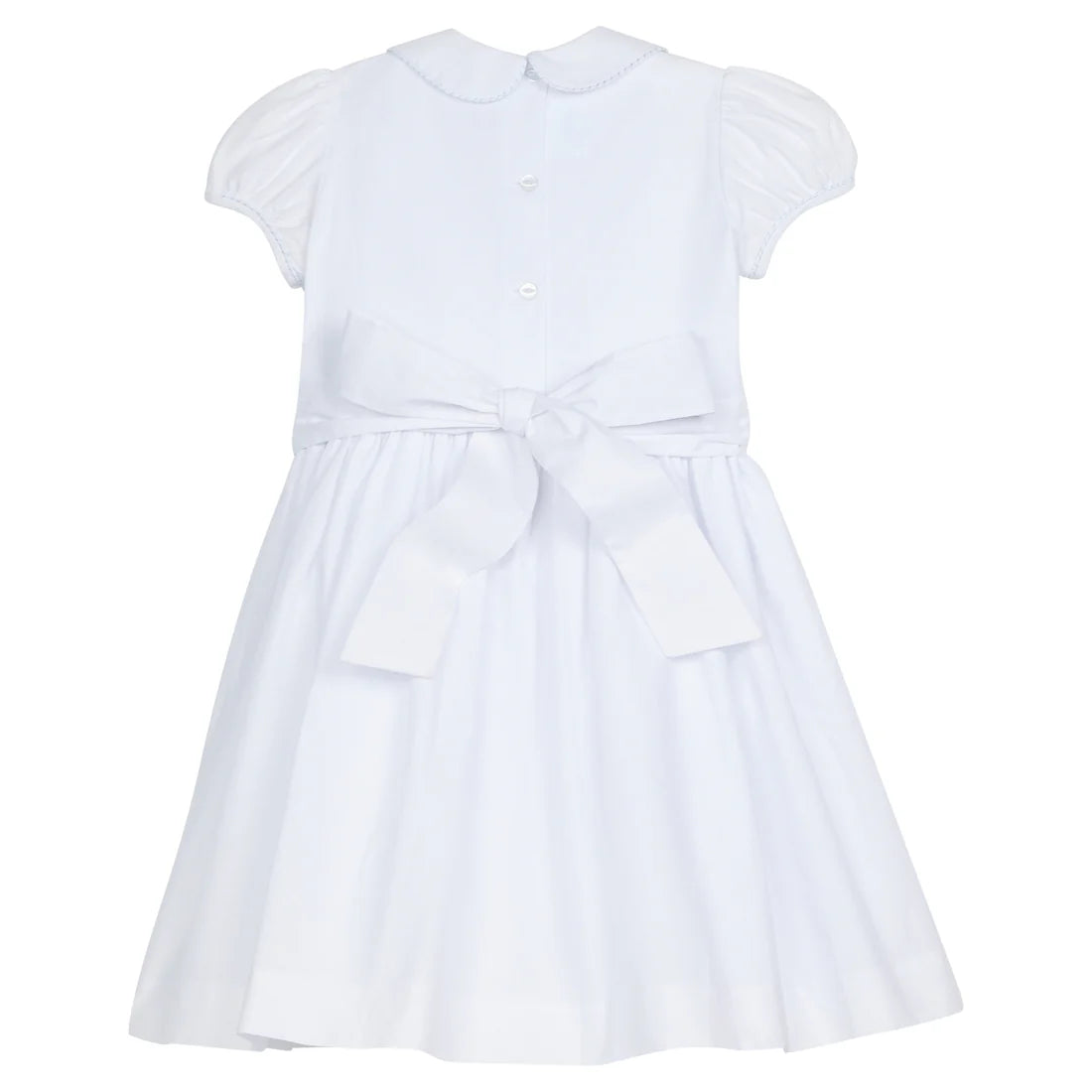 Smocked Emery Dress - Light Blue