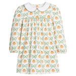 Evelyn Dress - Pumpkin Trellis