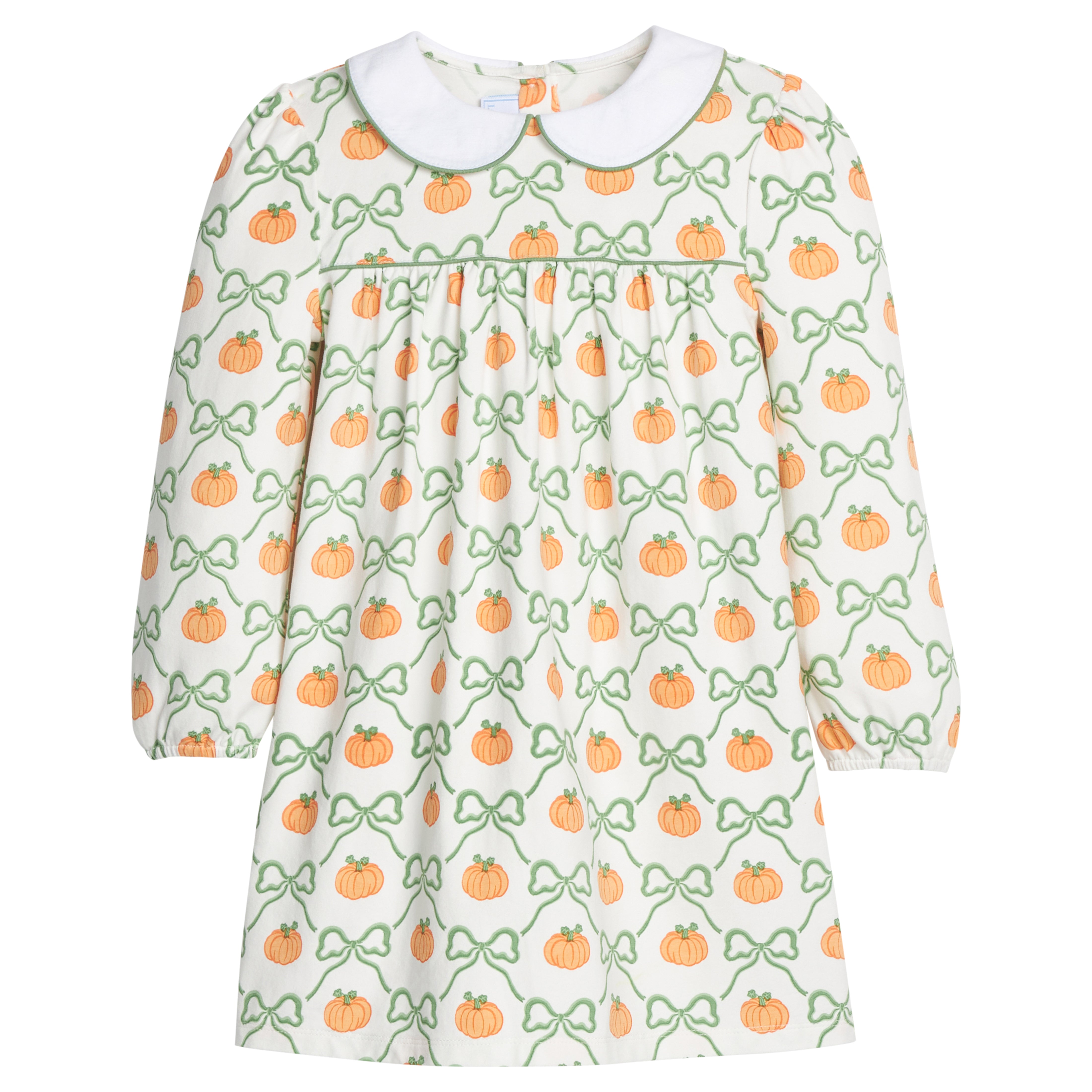 Evelyn Dress - Pumpkin Trellis