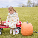 Evelyn Dress - Pumpkin Trellis