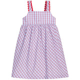 Evie Dress - Patriotic Plaid