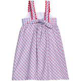 Evie Dress - Patriotic Plaid