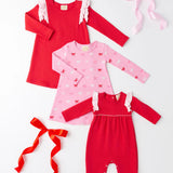 Long Sleeve Polly Play Dress Bitty Bows