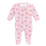 Soft Hydrangeas Zipped Footie