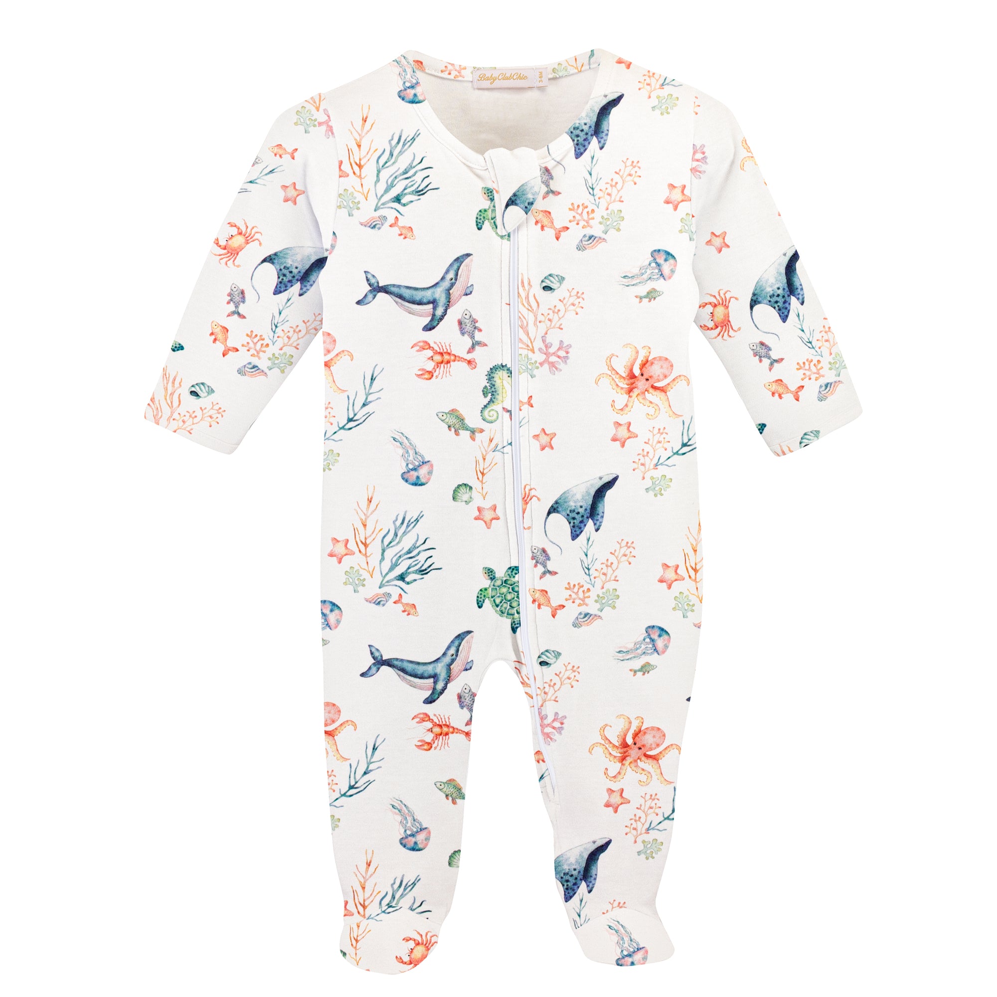 Sea World Zipped Footie