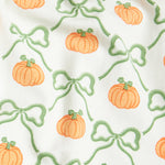 Evelyn Dress - Pumpkin Trellis