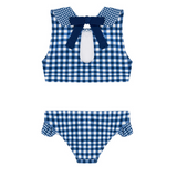 minnow Navy Picnic Gingham Sailor Bikini