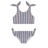 minnow Strawberry patch tie knot bikini