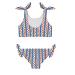 minnow Strawberry patch tie knot bikini