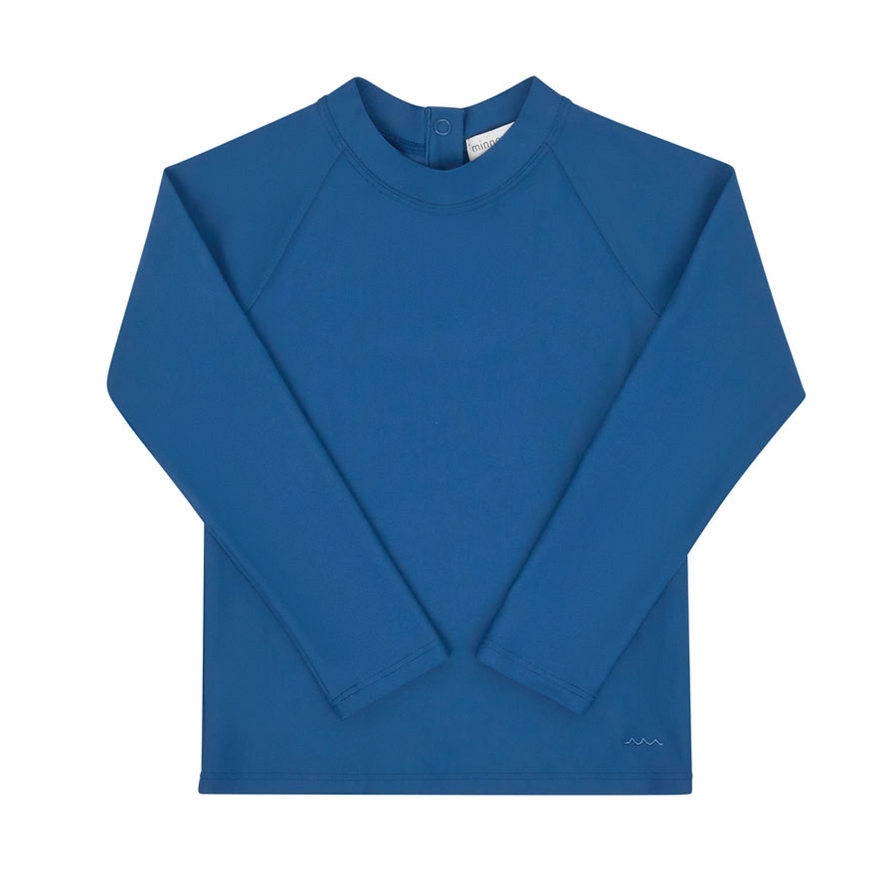 minnow Unisex Oyster Blue Long Sleeve Rashguard