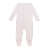 Baby Antique Floral Pima Footie