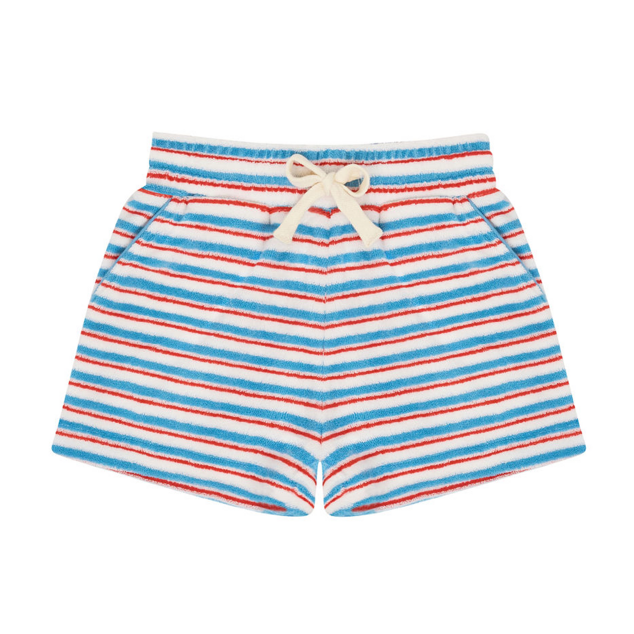 minnow Boys Stripe French Terry Short