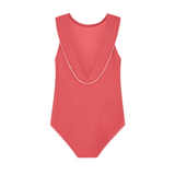 minnow Red Seersucker Sailor One Piece Swimsuit
