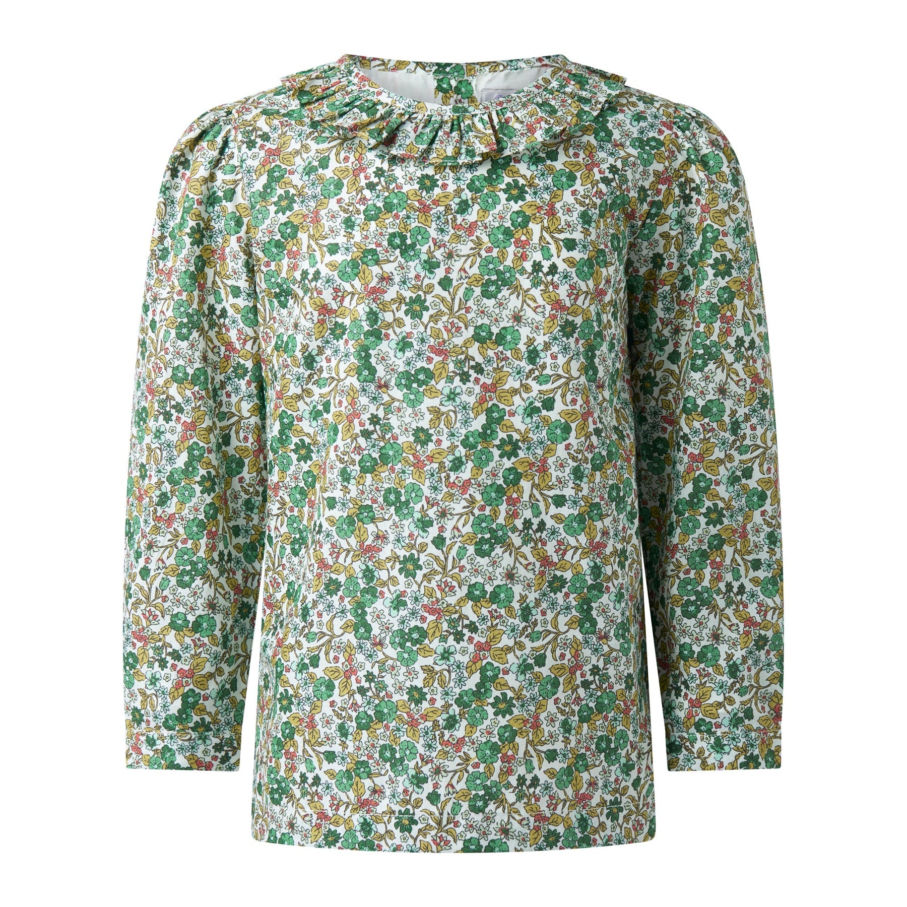Botanical Frill Collar Blouse