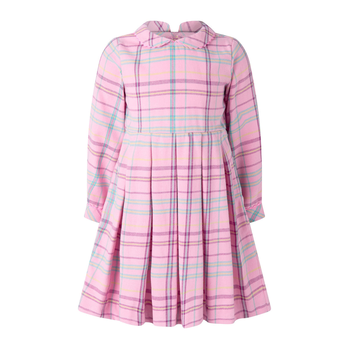 Check Pleated Dress