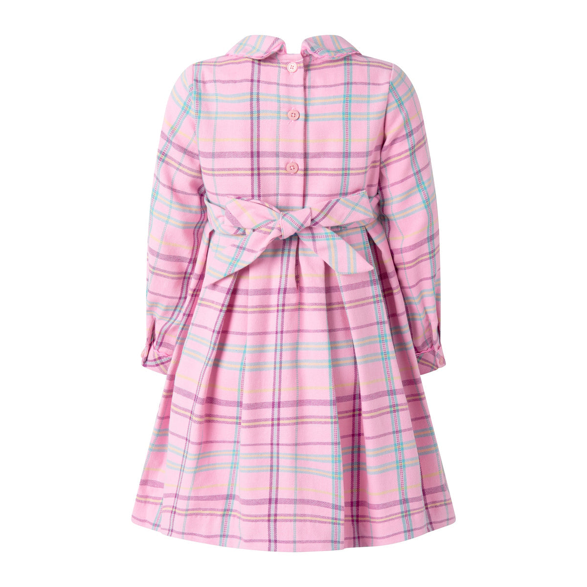 Check Pleated Dress