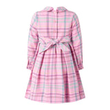 Check Pleated Dress