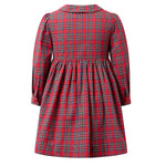 Tartan Button-Front Dress