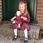 Tartan Button-Front Dress