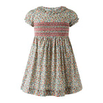 Rachel Riley Apple Blossom smocked dress
