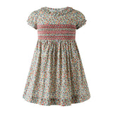 Rachel Riley Apple Blossom smocked dress