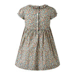 Back of Rachel Riley Apple Blossom smocked dress