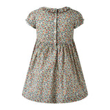 Back of Rachel Riley Apple Blossom smocked dress