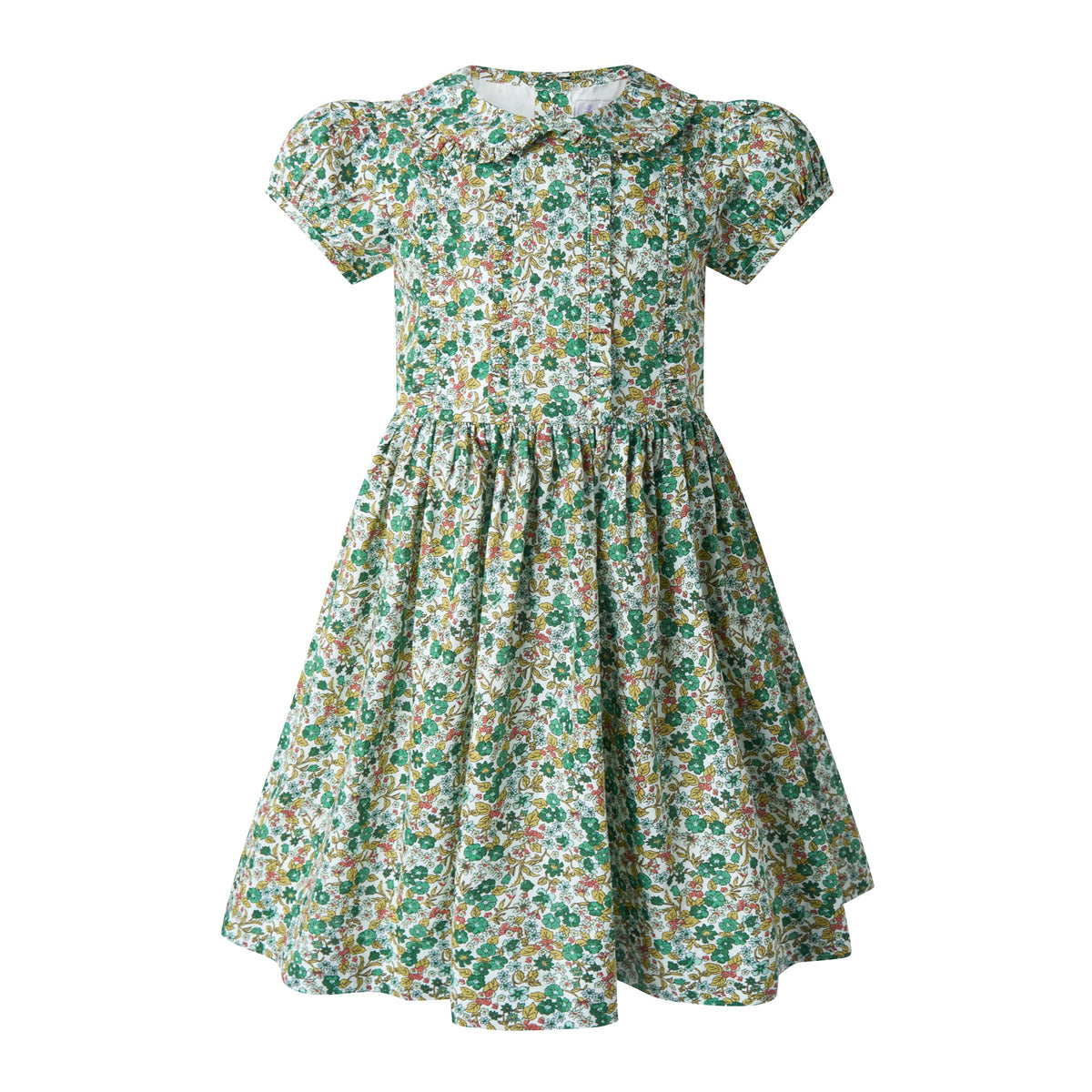 Botanical Frill Front Dress
