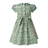 Botanical Frill Front Dress