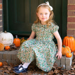 Botanical Frill Front Dress