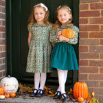 Botanical Frill Front Dress